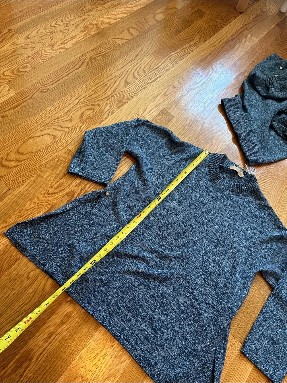 Free People Button Up Sweater Set in Blue Sea Combo Size XS